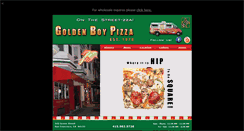 Desktop Screenshot of goldenboypizza.com